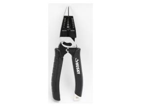 ALICATE MULTIFUNCIONAL HUSKY 6 EN 1, PELA CABLE, CORTADOR, PRENSA CABLE, CORTADOR TORNILLO, TENAZA D