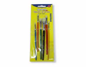 Set 6 Pinceles Ovalados #2, #4, #6, #8, #10 Y #12 Colores Varios Antes: 780-1593695