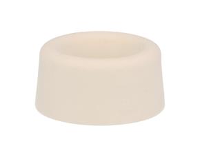 Tope Puerta De Plastico Goma Blanca