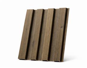 Panel 3D Estructural Pvc P/Pared/Cielo Uv 160Mmx2.90Mts Madera Cafe, Cubre 0.464 Mt2\R\R(Caja ...