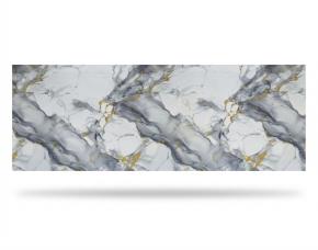 Rollo Pelicula Decorada Auto-Adhesiva 2.3Mm-1.2X2.9Mt Nero Gold Marmol