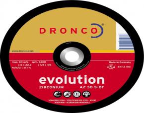 Disco Desbaste Metal C/Zirconio Evolution Hundido 4 1/2X1/4X7/8