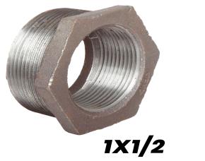 Bushing Hexagonal Galvanizado 1X1/2\