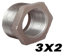 Bushing Hexagonal Galvanizado 3X2\