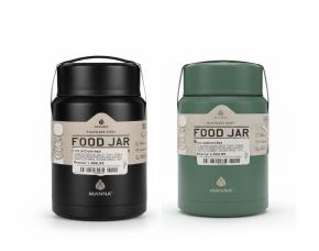 Contenedor 20Oz  Tipo Termo De Alimentos Acero Inox Con Cuchara, 24Hrs Frio, 12Hrs Caliente