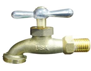 Llave P/Jardin Bronce Solido 1/2X 235G