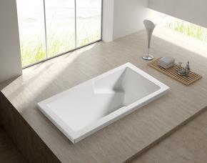 Bañera Empotrable Q156B 1.5M X0.8M X0.4M Blanca