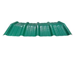 Cumbrera Troquelada Upvc Verde Oscuro 1.075Mtx0.45 Ancho