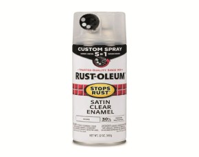 Pintura Spray Protector Satin Transp.12 Oz, 5 En 1 Inter/Exter, Base Aceite, Rust-Oleum
