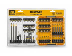Set Dewalt De 81 Pcs De Brocas P/Destornillador-Taladro De Acero