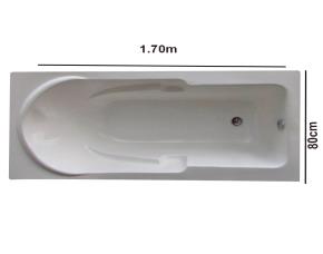 Bañera Empotrable Hipanema 1700Mm X795Mm X450Mm Blanca