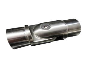 Union Articulada 180 Grado-90 Grado, Acero Inox Cepillado 304, 42.4Mm