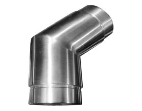 Codo 135 Grado Acero Inox Cepillado  304, 42.4Mm