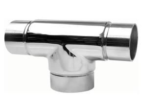 Union Tee Acero Inox Cepillado 304, 42.4 Mm