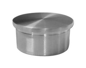 Tapon Final Plano Acero Inox Cepillado 304, 42.4Mm