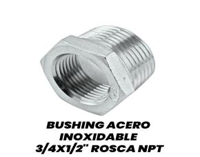 Bushing Acero Inoxidable 3/4X1/2\