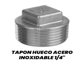 Tapon Cabeza Cuadrada Acero Inoxidable 3/8\