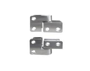 Par Bisagra Desmontable Para Mampara Baño Uso Panel 3/4\