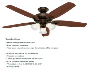 VENTILADOR TECHO BUILDER PLUS 52\