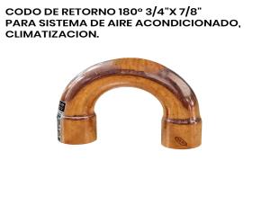 Codo De Retorno 180˚ Pex Al Pex 3/4\