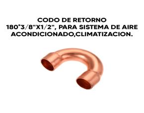 Codo De Retorno 180˚ Pex Al Pex 3/8\