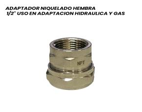 Adaptador Niq Npt Hembra 1/2\