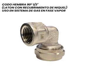 Codo 90˚Hembra 1/2\