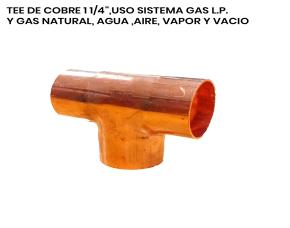 Tee De Cobre  1 1/4\