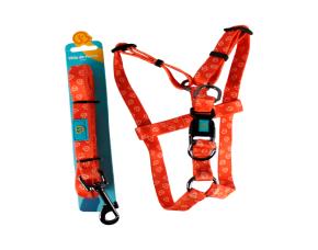 Arnés de nylon para perros con correa arnés 13.8-19.7 pulgs peso perro 11-37.5 lbs