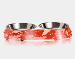 Tazon Doble Pequeño P/Perro 10X5.5X1.5\