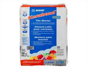 Bolsa 50Lb (0020050) Adhesivo Gris P/Pegar Ceramica Equiv.na3120-Kerabond