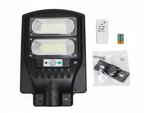 LAMPARA PARA CALLE SOLAR 100W, PLASTICO LUZ DIA 8.27X2.36X15.75\