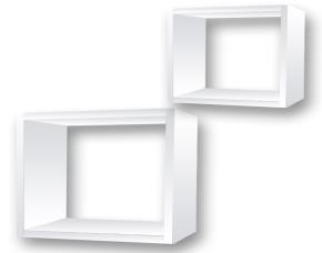 JUEGO DE CUBOS PARA REPISA 9 3/4\