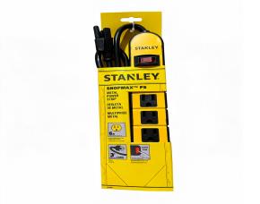 Regleta Electrica Metalica Stanley 6 Tomas, Protector De Corriente