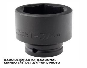 Dado De Impacto Hexagonal  Mando 3/4\