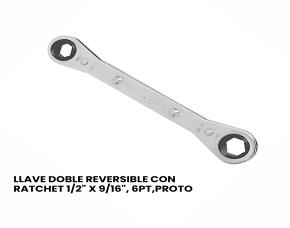 Llave Doble Reversible Con Ratchet 1/2\