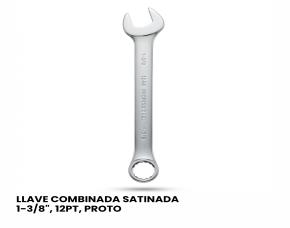 LLAVE COMBINADA SATINADA 1-3/8\