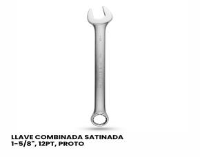 LLAVE COMBINADA SATINADA 1-5/8\