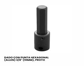 DADO CON PUNTA HEXAGONAL (ALLEN)  3/8\