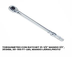 Torquimetro Con Ratchet 21-1/2\