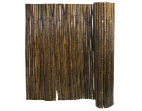 Cerca De Bambu 6X8 Marron Caramelo C/Alambre Galvanizado P/Exterior