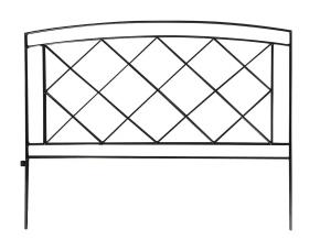 Cerca Decorativa Metalica Lattice Negro 24\