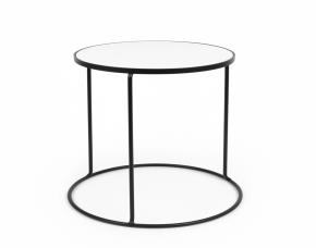 Mesa Redonda Metalica C/Cubierta De Marmol 15\