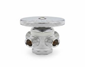 Valvula D/ Control Con Salida Doble 3/8\