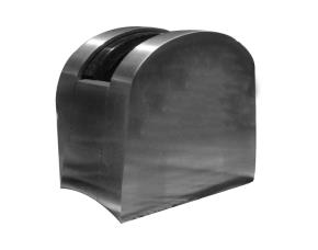 Soporte U Para Vidrio 8Mm De Esquina Acero Inoxidabe 304 Cepillado 51X39X23Mm, 42.4 Mm