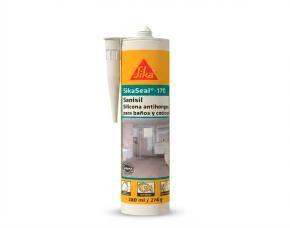 Bote 280 Ml Silicon Transparente P/Uso En Baños Y Cocinas Sikaseal-170  C5054/12