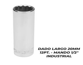 DADO LARGO 20MM 12PT. - MANDO 1/2\