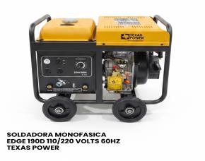 Soldadora Monofasica Edge 190D 110/220 Volts 60Hz Texas Power