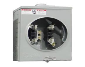 Base Cuadrada Para Contador 125Amp 120/240V Hub 1 1/4\