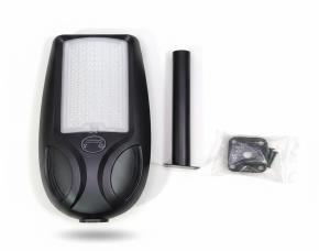 LAMPARA LED PARA CALLE CON SENSOR Y PANEL SOLAR 100W INTEGRADO, LUZ DIA 1000LM